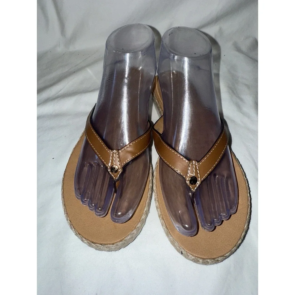 Tommy Bahama Ionna Thong Slip On Sandals relaxology Women's Size 6.5 M